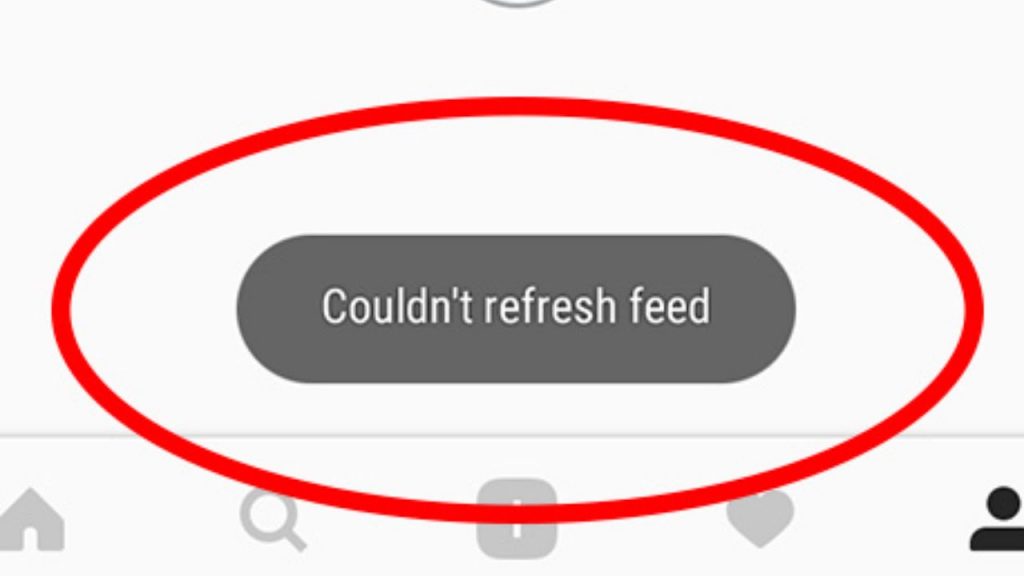 couldnt refresh feed instagram solution