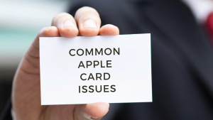 common apple card issues